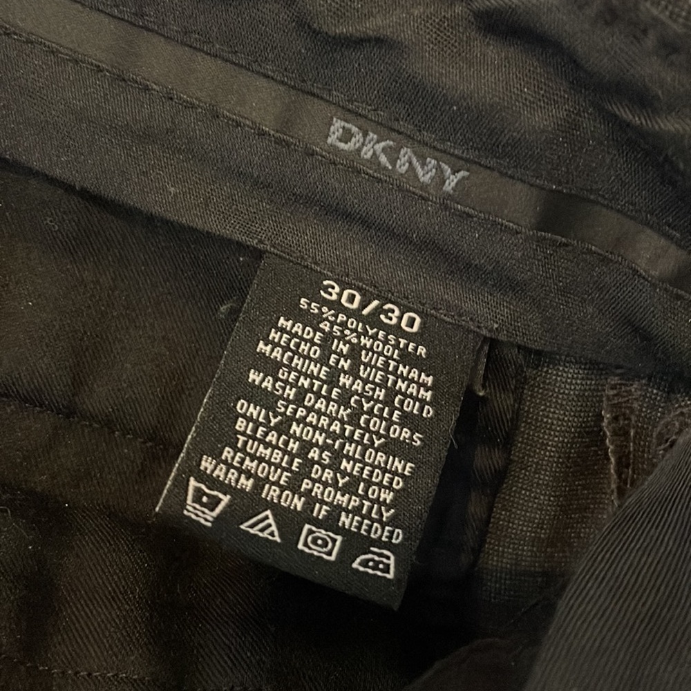 DKNY mens dark grey dress pants - Picture 11 of 11